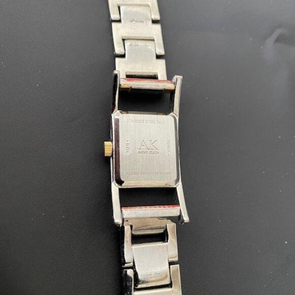 Anne Klein ,2 Tone Silver+Gold+Rectangle Watch – Stainless Steel/Water Resistant - Picture 3 of 4